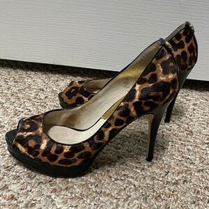 Michael Kors leopard heel